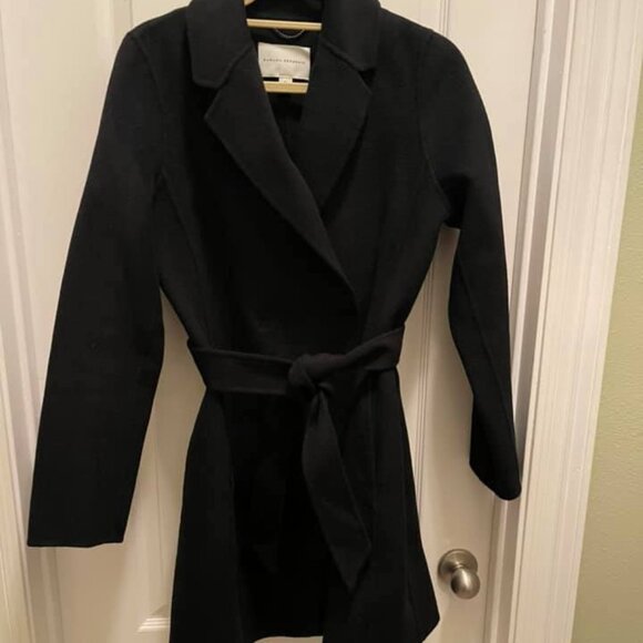 Chic Banana Republic Black Wrap Coat - Medium - Picture 1 of 1